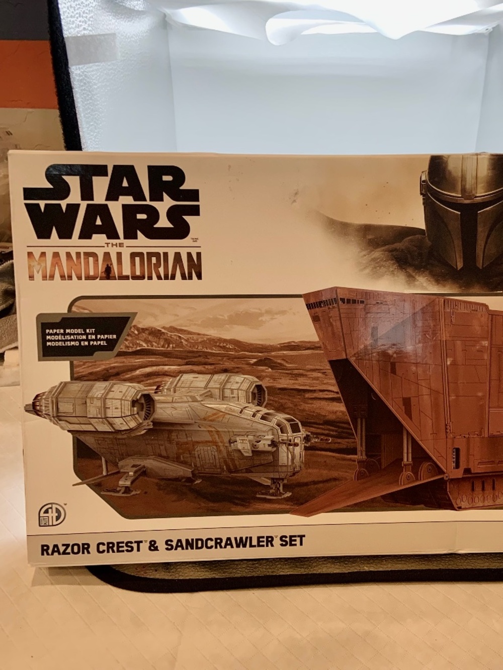 Star Wars The Mandalorian Razor Crest & Sandcrawler Set Paper Model Kit 332 PcsS